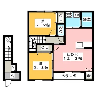 Grandir Mary【2階】の間取り