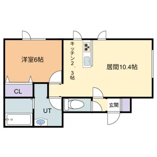 あぷりこっと【1階】の間取り