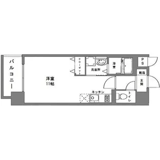 シュシュ天神【2階】の間取り