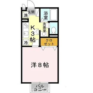 タイガーデンMATSUI【1階】の間取り