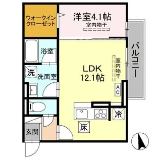 D-TOJO【1階】の間取り