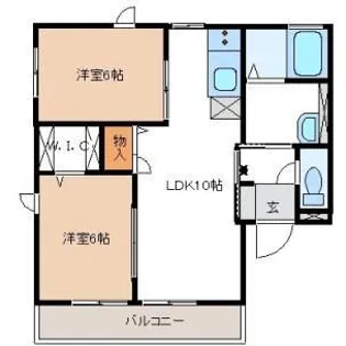 ロイヤルヒルズ【1階】の間取り