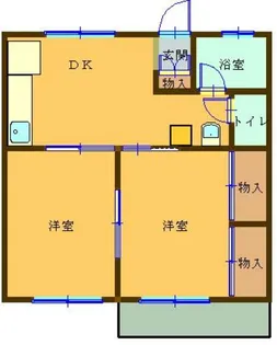 サンハイツ【3階】の間取り