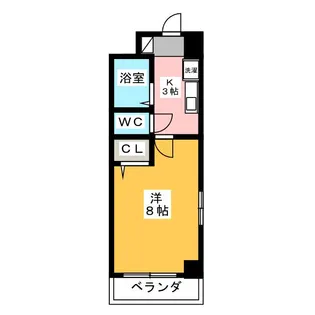 COSMOCOURT【4階】の間取り
