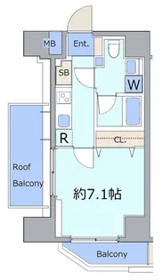 クレヴィスタ錦糸町【8階】の間取り