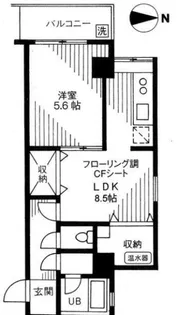 コーポ永岡【2階】の間取り