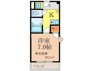 ジュネス大手の間取り