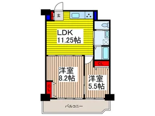 コ-ワハイツ【2階】の間取り