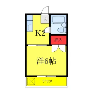柴崎ハイツ【1階】の間取り