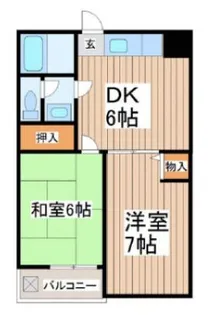 蔵前コーポ【3階】の間取り