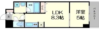ブラービ南船場【4階】の間取り