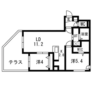ブランシャール東区役所前(令和8年12月26日入居開始)【1階】の間取り