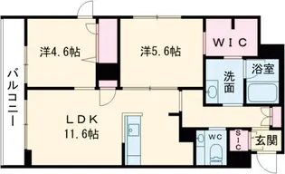 ケーズコート下目黒【2階】の間取り