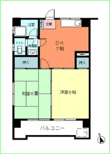 ISKマンション【4階】の間取り