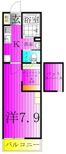 フラットおおたかの森【1階】の間取り
