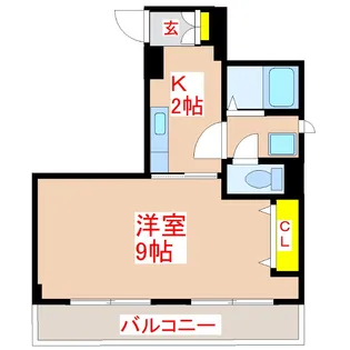 エクシード騎射場【4階】の間取り