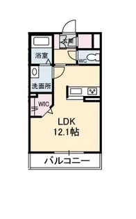 シャ一メゾン グリ一ンA棟【2階】の間取り