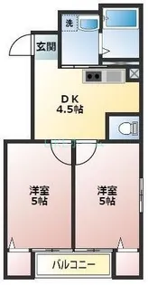 アルマース壱番館【5階】の間取り