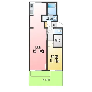 パーク栄【1階】の間取り