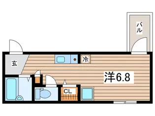 メルディア綱島【2階】の間取り