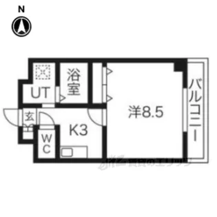 レッドランド相生【2階】の間取り