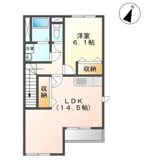 グランディールI【2階】の間取り
