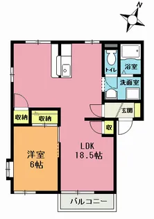アトレハイツ E棟【2階】の間取り
