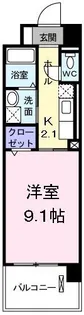 ヴィクトワール【2階】の間取り