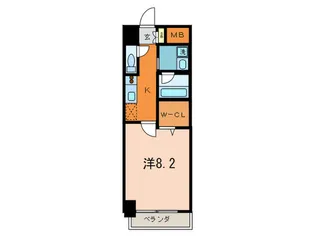 アロハパレス【1階】の間取り