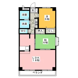 セントレア今伊勢【1階】の間取り