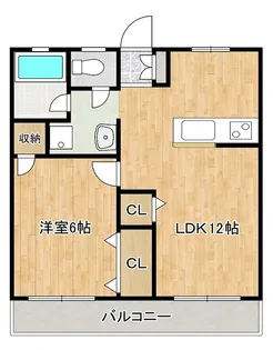 メゾンアイ【2階】の間取り