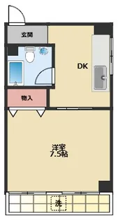 シャトレー堀切【3階】の間取り