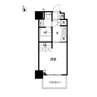 セントラル銀座【4階】の間取り