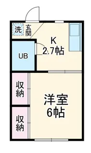 コーポオータ【1階】の間取り