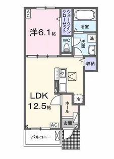 グランデ【1階】の間取り