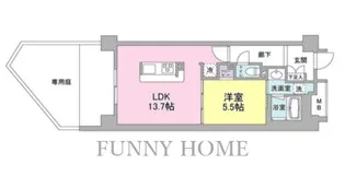 アンビエンテ経堂【1階】の間取り