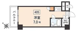 東池袋マンション【4階】の間取り