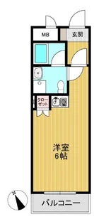 ヴィラ モデルナ【4階】の間取り