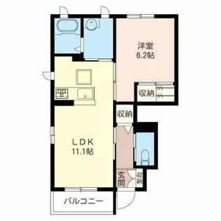 アリエス C【1階】の間取り