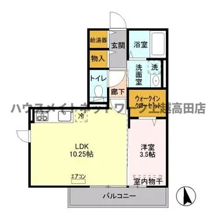グランディール石橋【2階】の間取り