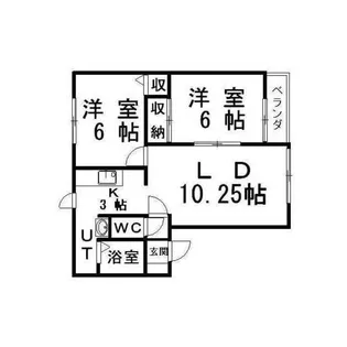 ハイセレール昭和【2階】の間取り