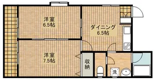 クローバーハウス【2階】の間取り