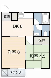 加福ハイツIII【3階】の間取り