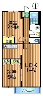 オークヒル S棟【1階】の間取り