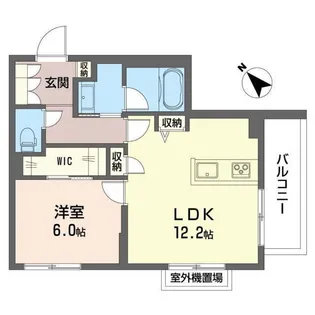 コンティキュール熊之堂【4階】の間取り