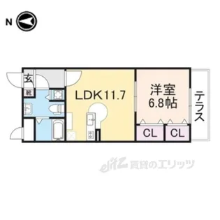 カワサキグランデージ【2階】の間取り