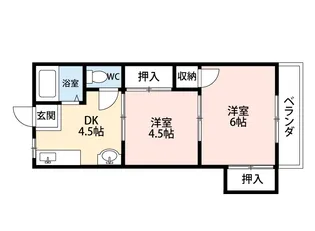 エスポワール【3階】の間取り