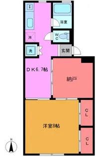 三輝本マンション【2階】の間取り