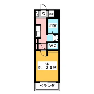 パレドール湘南平塚【2階】の間取り