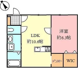 TP林田I【1階】の間取り